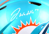 Jaylen Waddle Autographed Miami Dolphins F/S Flash Speed Authentic Helmet-Fanatics *White Image 2