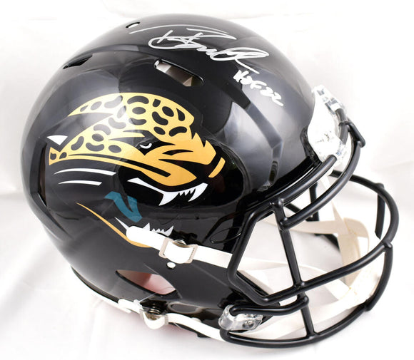 Tony Boselli Autographed Jaguars F/S Speed Authentic Helmet w/HOF - Beckett W Hologram *Silver Image 1