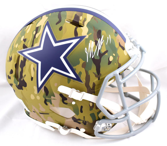 Micah Parsons Autographed Dallas Cowboys F/S Camo Speed Authentic Helmet- Fanatics *White Image 1