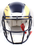 Marshall Faulk Autographed F/S Rams 00-16 Speed Authentic Helmet w/HOF -Beckett W Hologram *Black Image 4