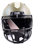 Luke Kuechly Autographed Carolina Panthers F/S Salute to Service Speed Authentic Helmet-Beckett W Hologram *Blue Image 4