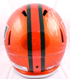 Ray Lewis Ed Reed Autographed Miami Hurricanes F/S Flash Speed Helmet w/The U-Beckett W Hologram *White Image 4