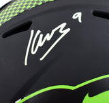 Kenneth Walker III Autographed Seattle Seahawks F/S Eclipse Speed Helmet-Beckett W Hologram *Green Image 2