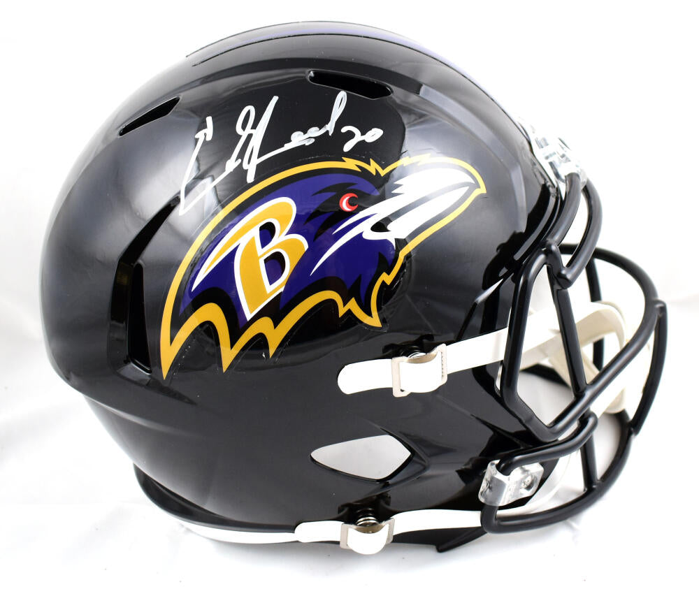 Ed Reed Autographed Signed Baltimore Ravens F/S Speed Helmet