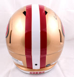 Frank Gore Elijah Mitchell Autographed F/S San Francisco 49ers Speed Helmet-Beckett W Hologram *Black Image 4