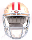 Frank Gore Elijah Mitchell Autographed F/S San Francisco 49ers Speed Helmet-Beckett W Hologram *Black Image 5