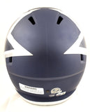 Emmitt Smith Autographed F/S Dallas Cowboys AMP Speed Helmet- Beckett W Hologram *Silver Image 3