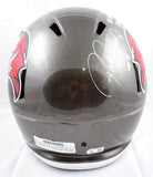 Ronde Barber Autographed Tampa Bay Buccaneers F/S Speed Helmet w/HOF SB Champ - Beckett W Hologram *White Image 4