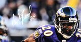 Ed Reed Autographed Baltimore Ravens 16x20 Close Up Photo-Beckett W Hologram *White Image 2