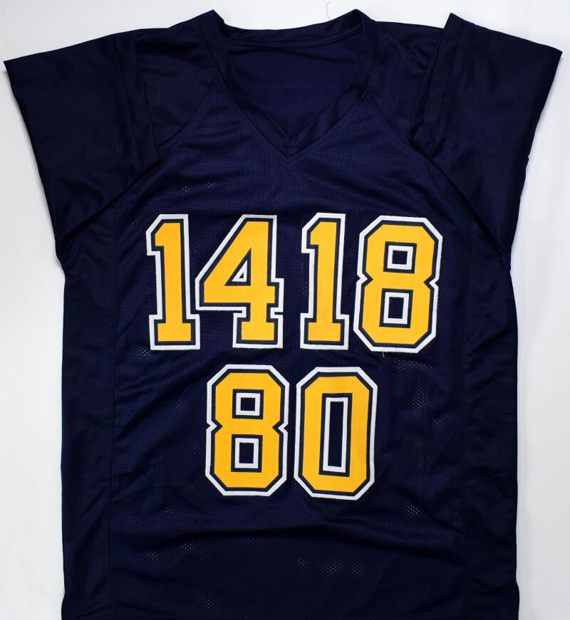 Dan Fouts, Kellen Winslow, Charlie Joiner Autographed Blue Pro Style J –  The Jersey Source