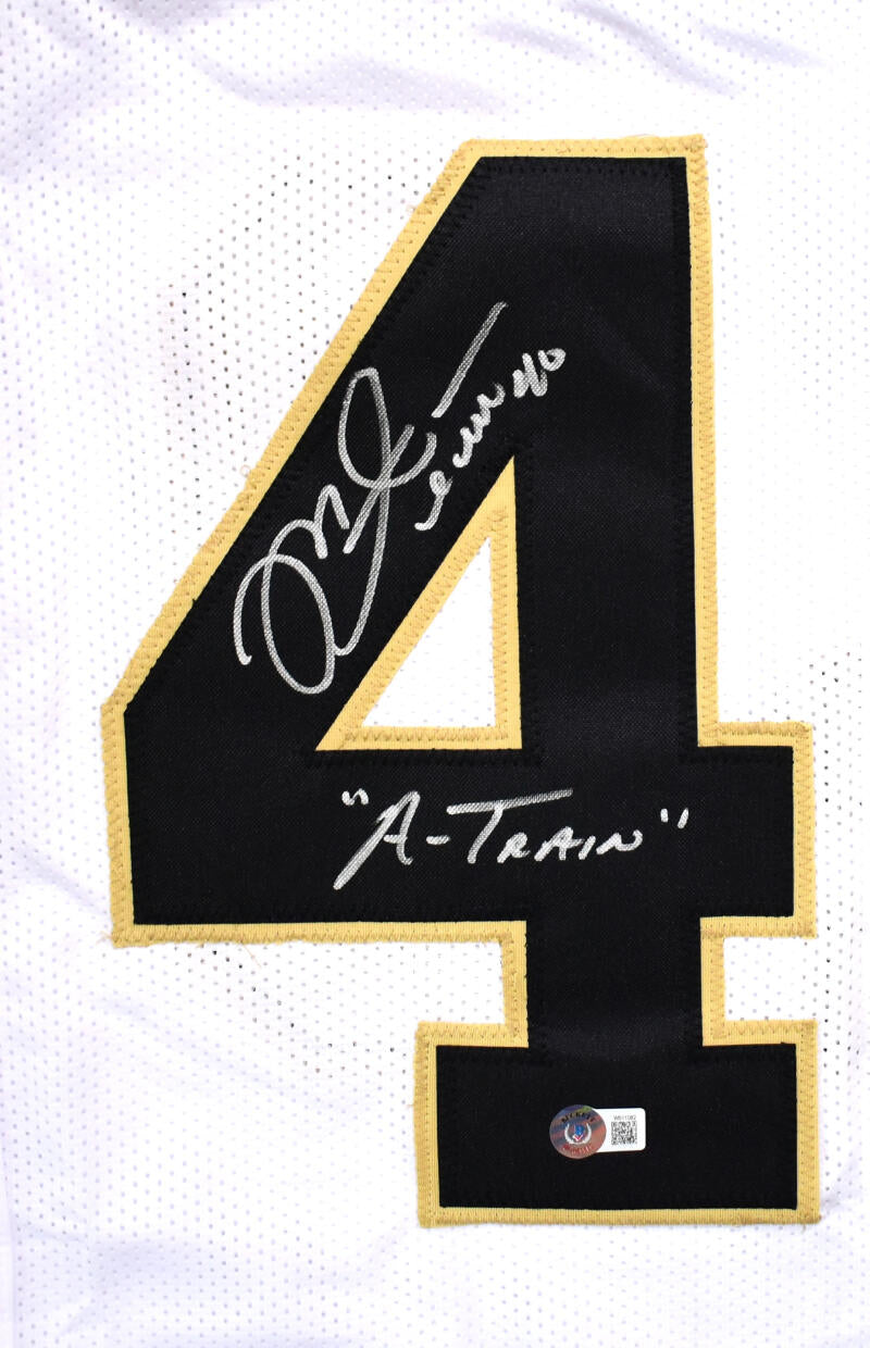 Mike Alstott Signed Jersey Inscribed A-Train (Beckett)