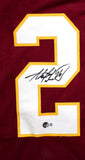 Adrian Peterson Autographed Maroon Pro Style Jersey- Beckett W Hologram *Black Image 2