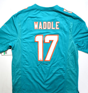 Jaylen Waddle Autographed Miami Dolphins Nike Game Jersey