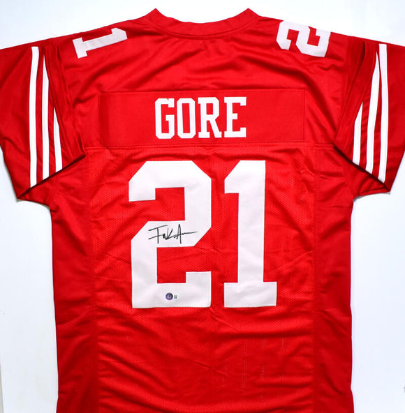 Frank Gore Signed Jersey (Beckett)