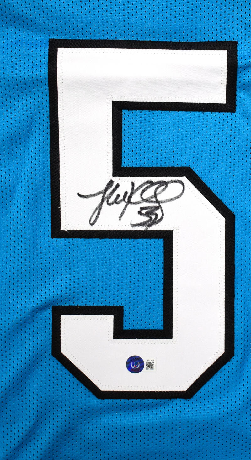 Luke Kuechly Autographed Signed Jersey - Blue - Beckett Authentic