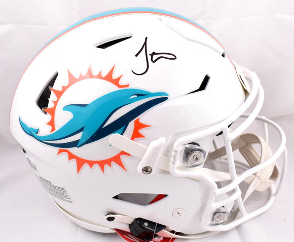 Tyreek Hill Autographed Miami Dolphins F/S Speed Flex Helmet- Beckett W Hologram *Black Image 1