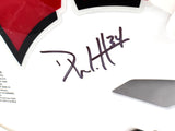 Derek TJ JJ Watt Autographed Wisconsin F/S Speed Flex Helmet-Beckett W Hologram *Black Image 2