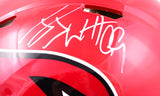 JJ Watt Autographed Arizona Cardinals F/S Flash Speed Authentic Helmet-Beckett W Hologram *White Image 2