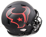 JJ Watt Autographed Houston Texans F/S Eclipse Speed Authentic Helmet-Beckett W Hologram *Silver Image 2