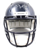 JJ Watt Autographed Houston Texans F/S Speed Helmet - Beckett W Hologram *Silver Image 2