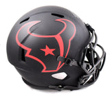 JJ Watt Autographed Houston Texans F/S Eclipse Speed Helmet - Beckett W Hologram *Silver Image 4