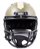 JJ Watt Autographed Houston Texans F/S Salute to Service Speed Helmet - Beckett W Hologram *White Image 4