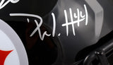 TJ & Derek Watt Autographed Pittsburgh Steelers F/S Speed Helmet-Beckett W Hologram *Silver Image 3