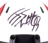JJ Watt Autographed Arizona Cardinals Lunar Speed Mini Helmet- Beckett W Hologram *Black Image 2