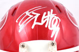 JJ Watt Autographed Houston Texans Flash Speed Mini Helmet- Beckett W Hologram *White Image 2