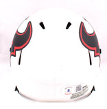 JJ Watt Autographed Houston Texans Lunar Speed Mini Helmet- Beckett W Hologram *Black Image 3