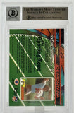 1991 Topps Stadium Club #327 Joe Montana Auto San Francisco 49ers BAS Autograph 10 Image 2