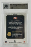 2012 Topps QB Immortals #QIJM  Joe Montana Auto San Francisco 49ers BAS Autograph 10 Image 2