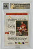 1993 Pro Line Profiles #559 Joe Montana Auto Kansas City Chiefs BAS Autograph 10 Image 2