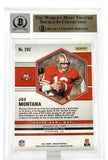 2021 Panini Mosaic #292 Super Bowl MVPs  Joe Montana Auto San Francisco 49ers BAS Autograph 10 Image 2