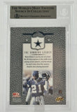 1997 Leaf Legacy #191 Deion Sanders Dallas Cowboys Autograph Beckett Authenticated Image 2