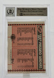 1990 Topps #229A Joe Montana Boomer Esiason Dual Signed BAS Autograph 10 Image 2