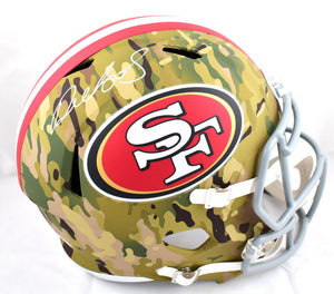 Deebo Samuel Autographed San Francisco 49ers F/S Camo Speed Helmet- JSA *White Image 1