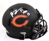 Brian Urlacher Autographed Chicago Bears Eclipse Speed Mini Helmet w/HOF - Beckett W Hologram *Silver Image 1