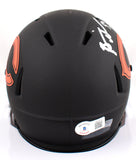 Brian Urlacher Autographed Chicago Bears Eclipse Speed Mini Helmet w/HOF - Beckett W Hologram *Silver Image 3