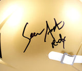 Sean Astin Autographed Notre Dame F/S Speed Helmet w/ Rudy- Beckett W Hologram *Black Image 2