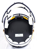 Kurt Warner Autographed Rams 81-99 F/S Speed Helmet w/SB Champs - Beckett W Hologram *Black Image 5