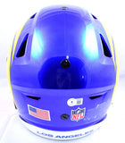 Kurt Warner Autographed Rams F/S Speed Flex Helmet- Beckett W Hologram *Yellow Image 4