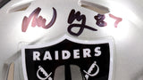 Michael Mayer Autographed Las Vegas Raiders Flash Speed Mini Helmet-Beckett W Hologram *Black Image 2