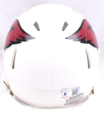 Kurt Warner Autographed Arizona Cardinals Speed Mini Helmet - Beckett W Hologram*Black Image 3