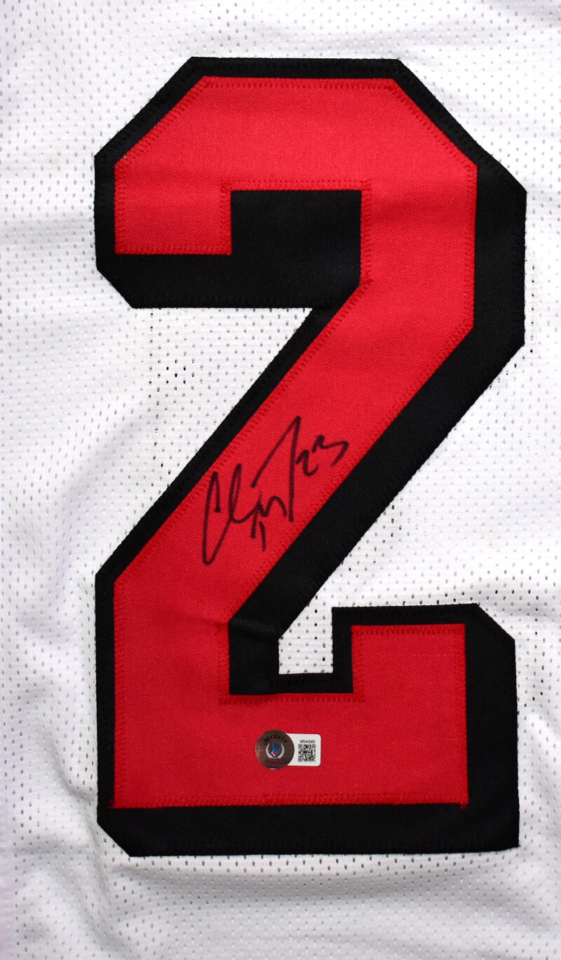 Christian McCaffrey Autographed Black Pro Style Jersey- Beckett Hologram  Black at 's Sports Collectibles Store