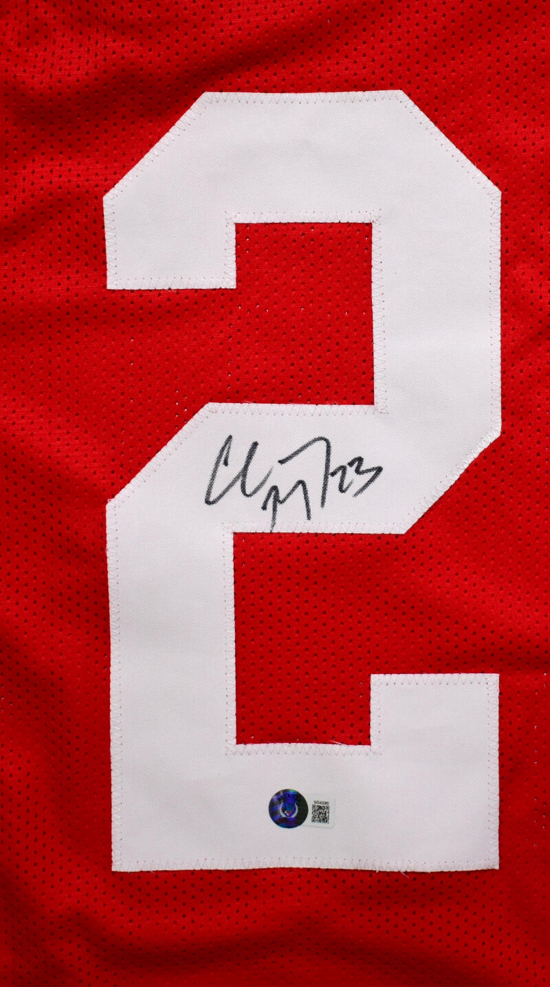 Christian McCaffrey Autographed Signed Jersey - Beckett Authentic