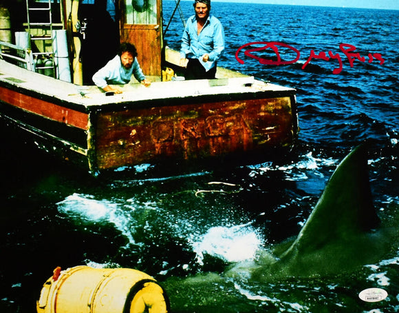 Richard Dreyfuss Autographed Jaws 11x14 Boat Photo -JSA *Red Image 1