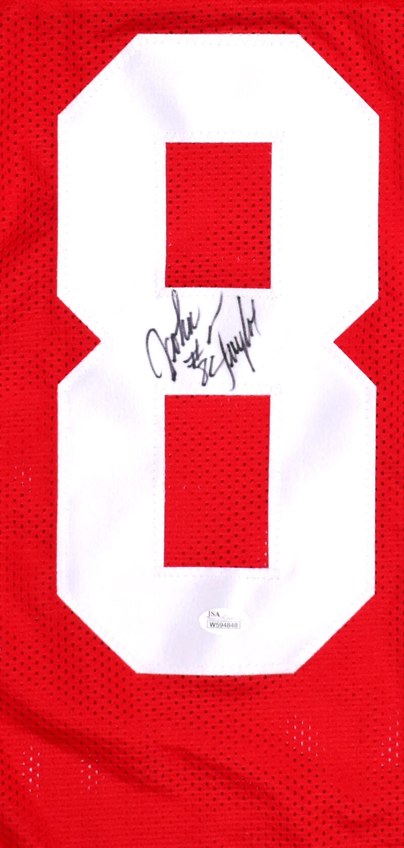 John Taylor Autographed Signed Jersey - Red - Beckett Authentic 