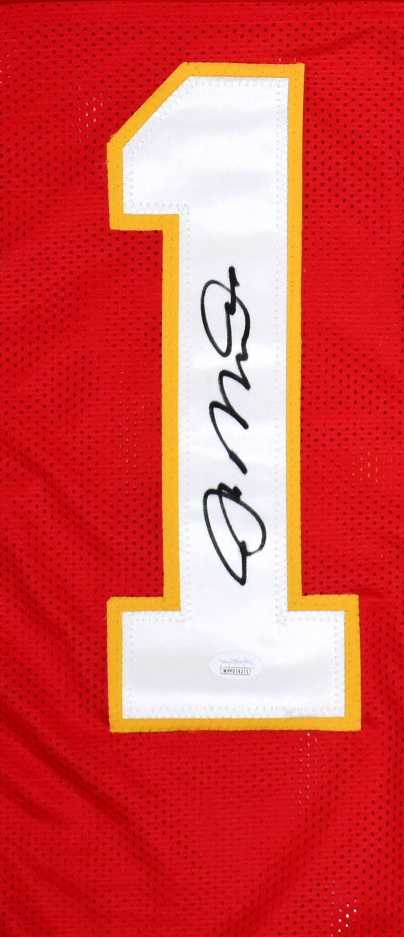 Joe Montana Signed Custom Jersey - JSA - Autographed - Pro Style - Red