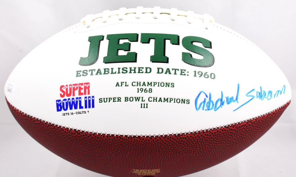 Sack Exchange 4-Signature Autographed New York Jets Football NFL Jerse –  Meltzer Sports